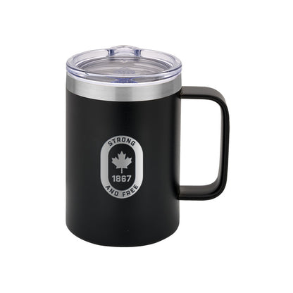 Tasse de camping isolée en acier inoxydable - 14 oz.