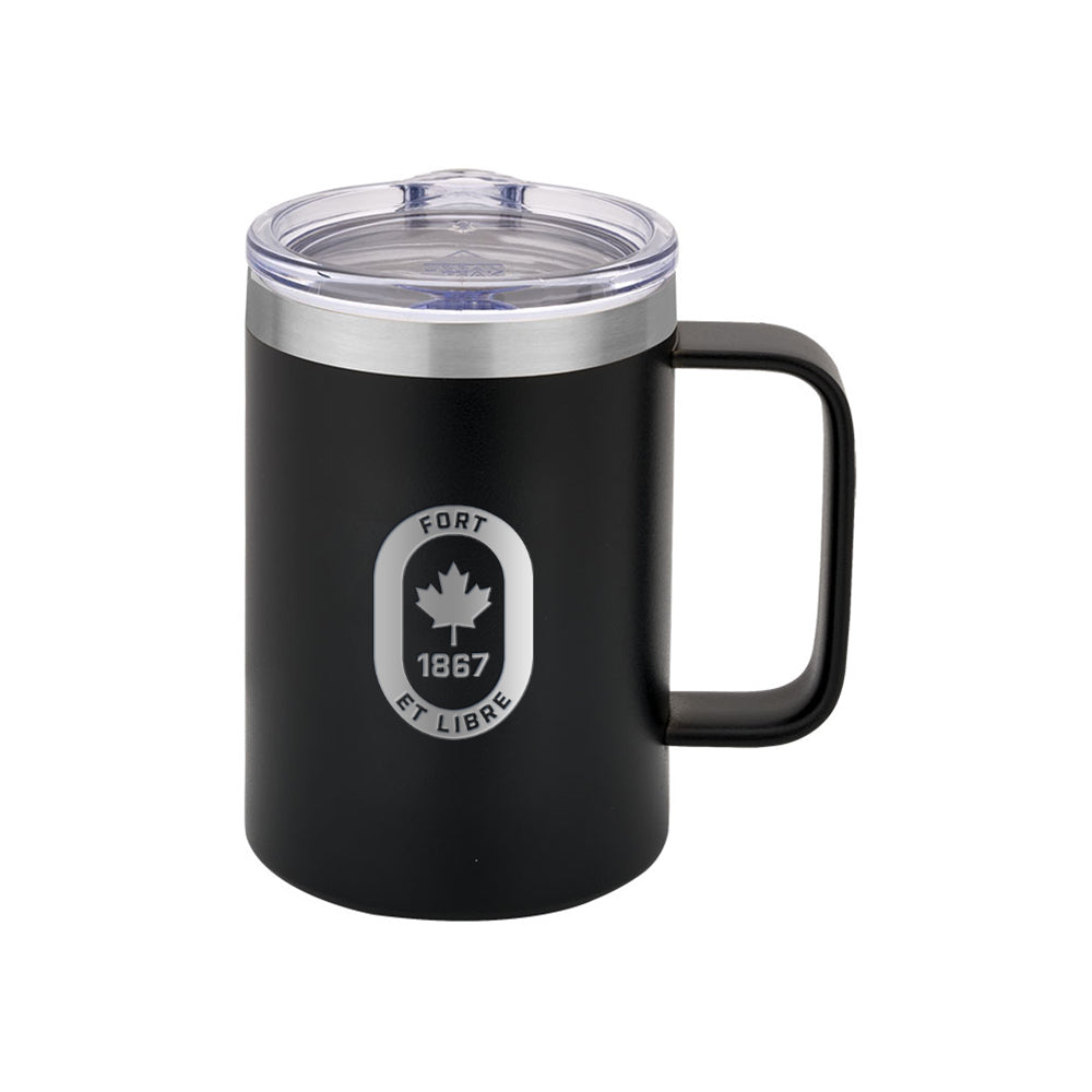 Tasse de camping isolée en acier inoxydable - 14 oz.