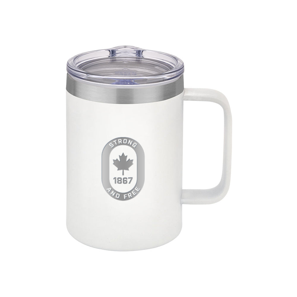 Tasse de camping isolée en acier inoxydable - 14 oz.
