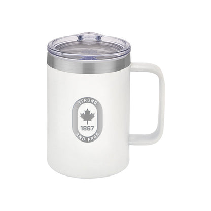 Tasse de camping isolée en acier inoxydable - 14 oz.