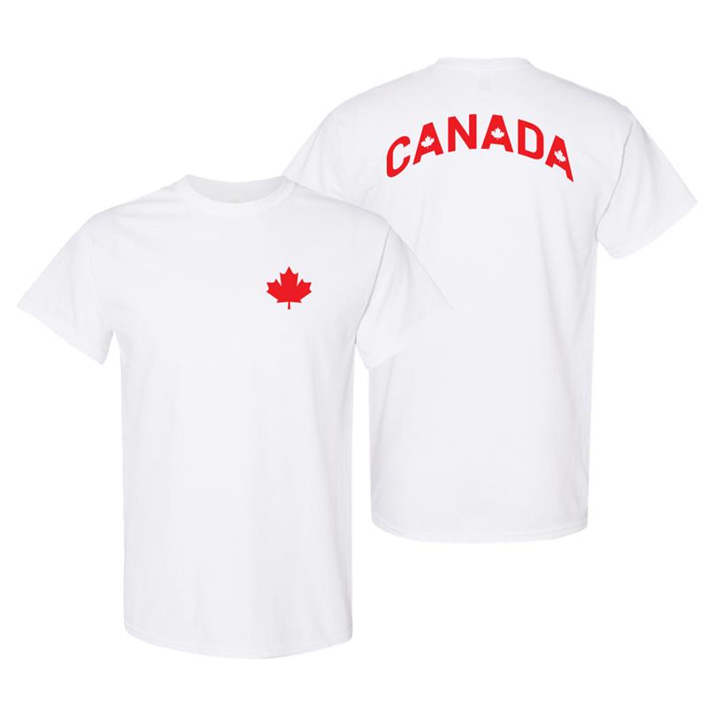 T-Shirt rétro en coton épais - Blanc