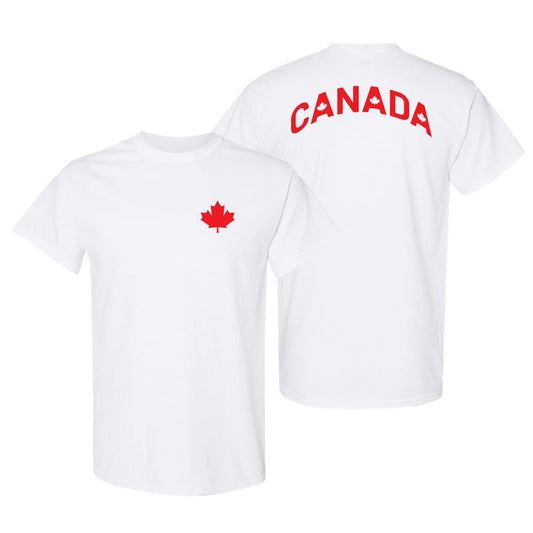 T-Shirt rétro en coton épais - Blanc