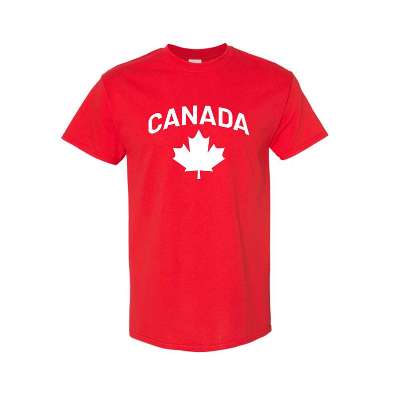 T-Shirt classique en coton épais - Rouge